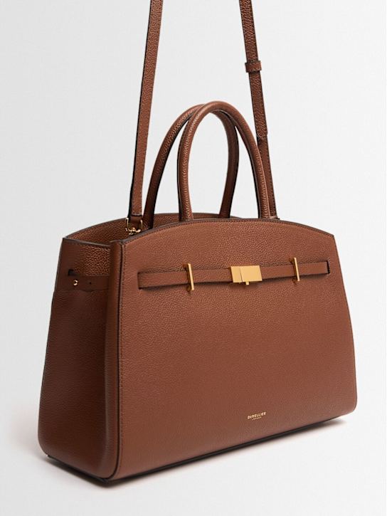DeMellier: Bolso The midi Hudson de piel de grano
