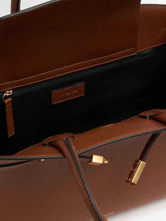 DeMellier: Bolso The midi Hudson de piel de grano