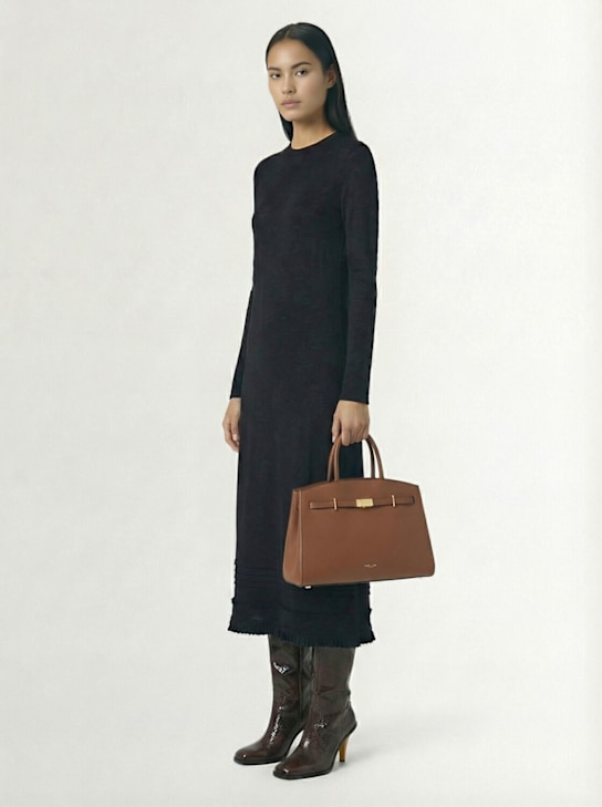DeMellier: Bolso The midi Hudson de piel de grano