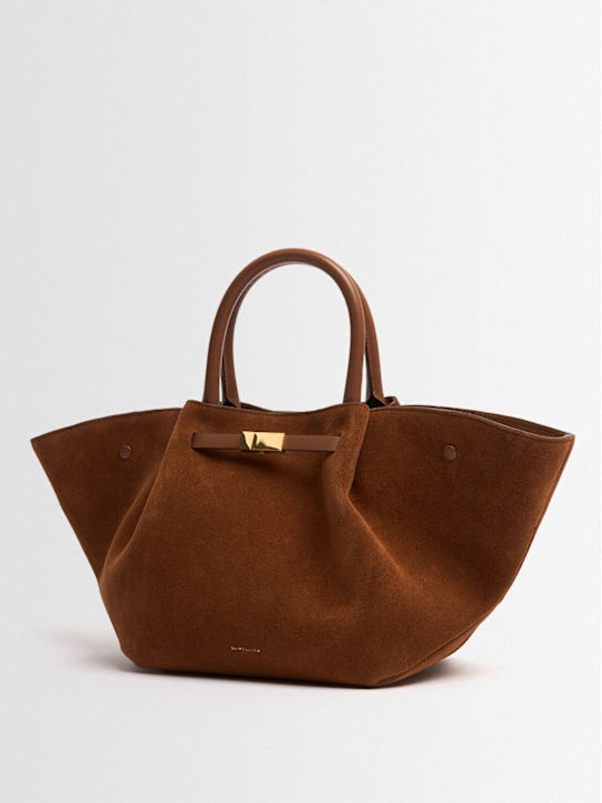 DeMellier: Borsa The Midi New York in camoscio