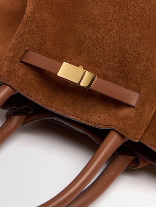 DeMellier: Borsa The Midi New York in camoscio