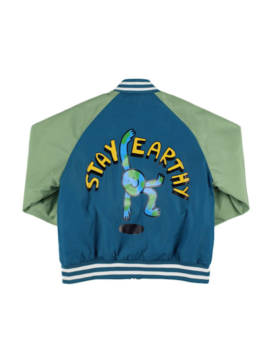 Stella McCartney Kids: Bomber in nylon con patch