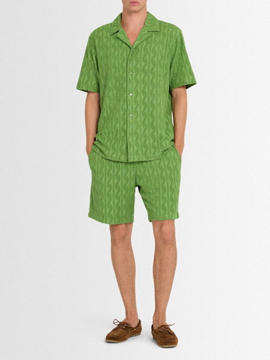 Frescobol Carioca: Camicia Roberto in spugna jacquard