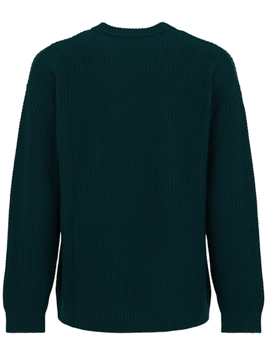 Frescobol Carioca: Pull-over col rond en maille de laine Jardim