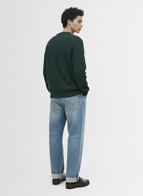 Frescobol Carioca: Pull-over col rond en maille de laine Jardim