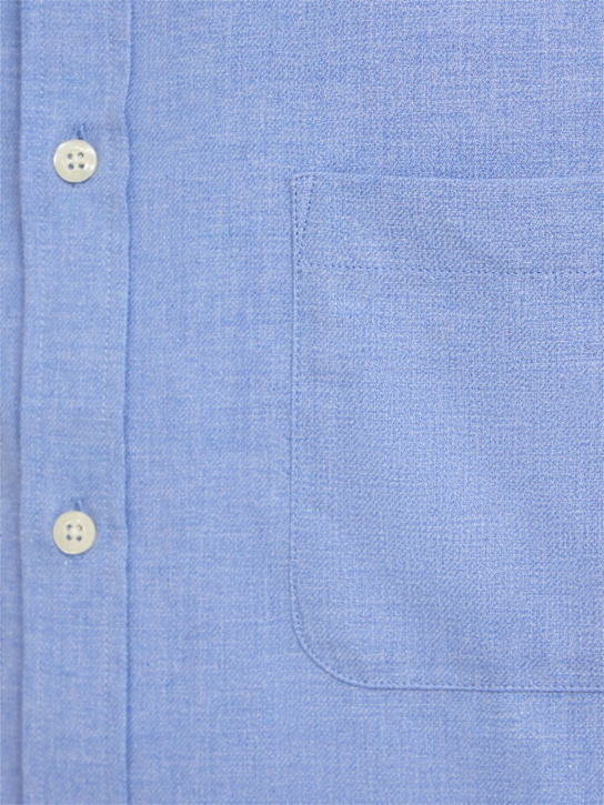 Frescobol Carioca: Chemise décontractée en flanelle de coton Telles