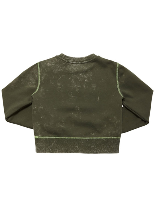 Diesel Kids: Sudadera de algodón con logo