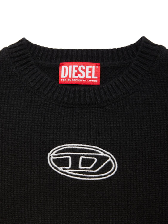 Diesel Kids - Wool blend knit sweater