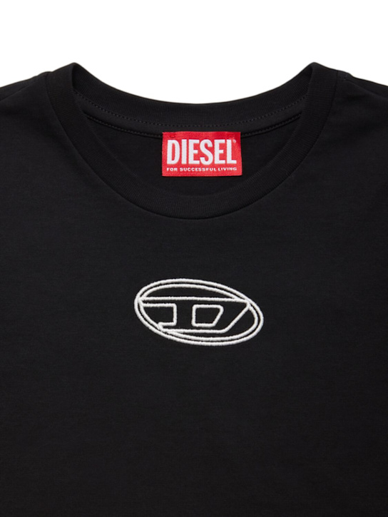 Diesel Kids: T-shirt in jersey di cotone
