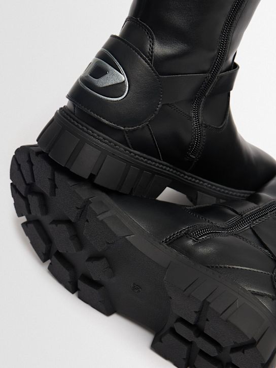 Diesel Kids: Leather & synthetic boots