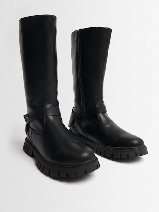 Diesel Kids - Leather & synthetic boots