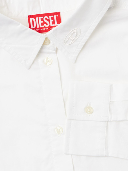 Diesel Kids - Cropped cotton shirt