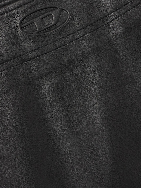 Diesel Kids: Coated fabric mini skirt