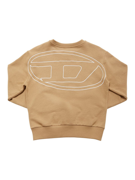Diesel Kids: Sudadera de algodón con logo