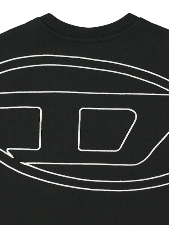 Diesel Kids - T-shirt en jersey de coton brodé