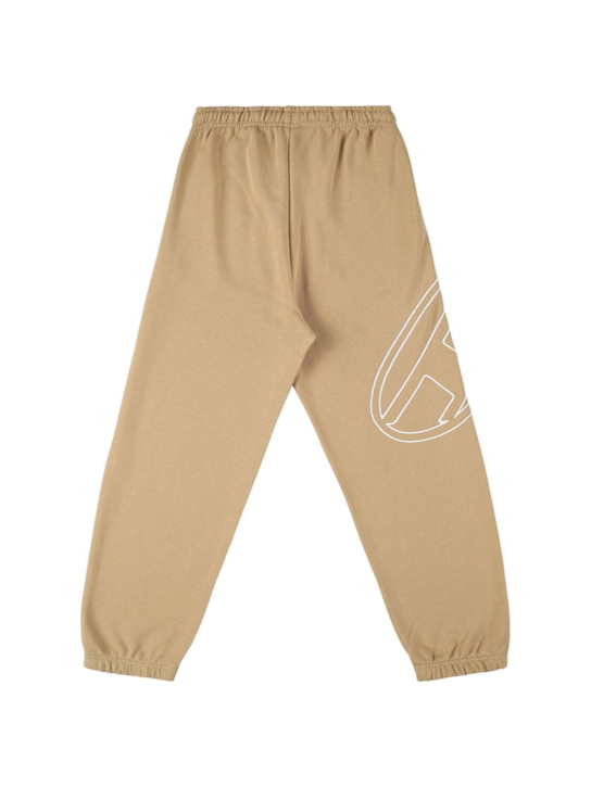 Diesel Kids: Pantalones de felpa de algodón