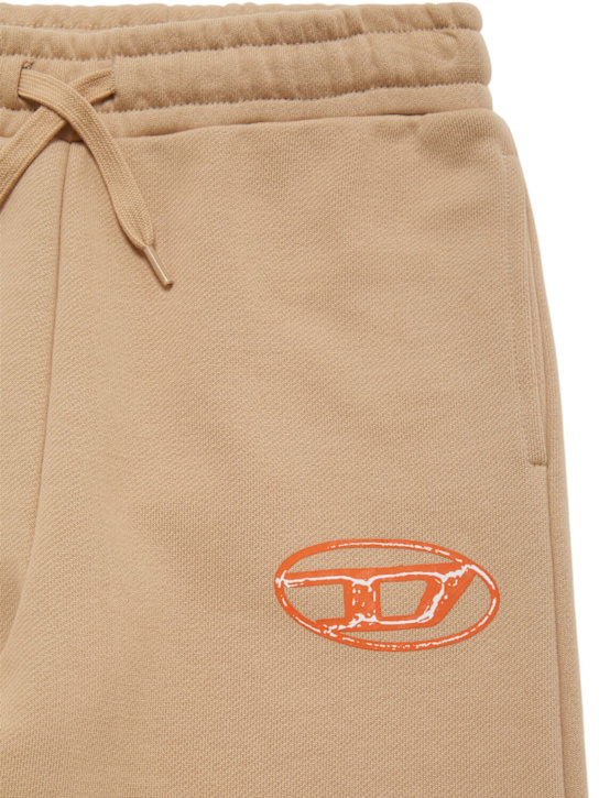 Diesel Kids: Pantalones de felpa de algodón