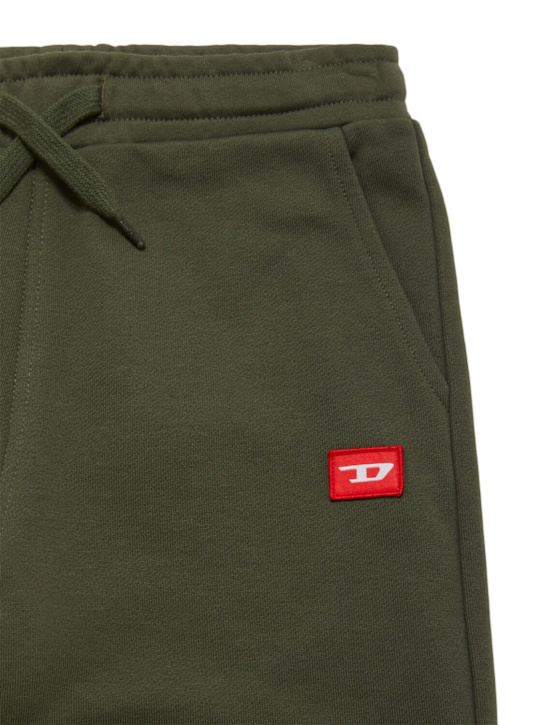 Diesel Kids: Pantalones de felpa de algodón