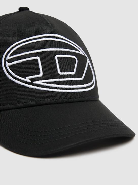 Diesel Kids: Cappello baseball in tela di cotone con logo