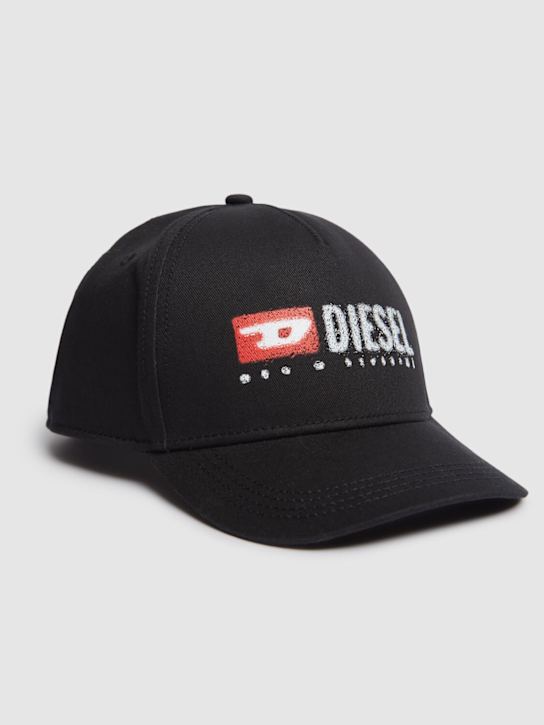 Diesel Kids - Cappello baseball in tela di cotone con logo