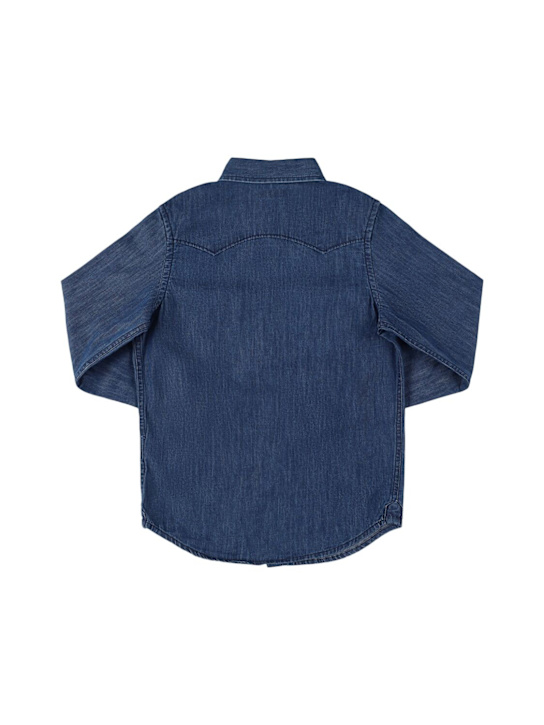 Diesel Kids: Cotton chambray shirt