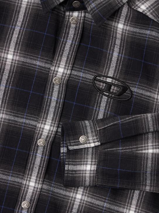 Diesel Kids: Plaid cotton shirt