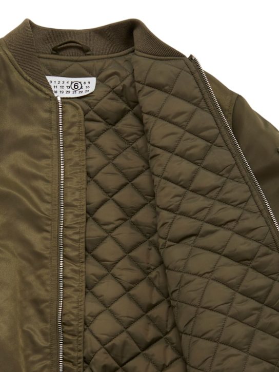 MM6 Maison Margiela: Bomberjacke aus Nylon