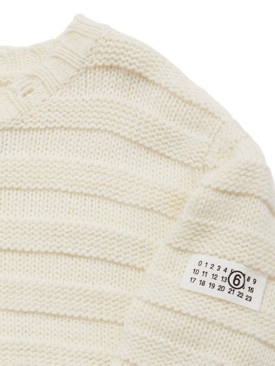 MM6 Maison Margiela - Wool blend knit sweater