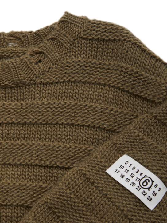 MM6 Maison Margiela - Wool blend knit sweater