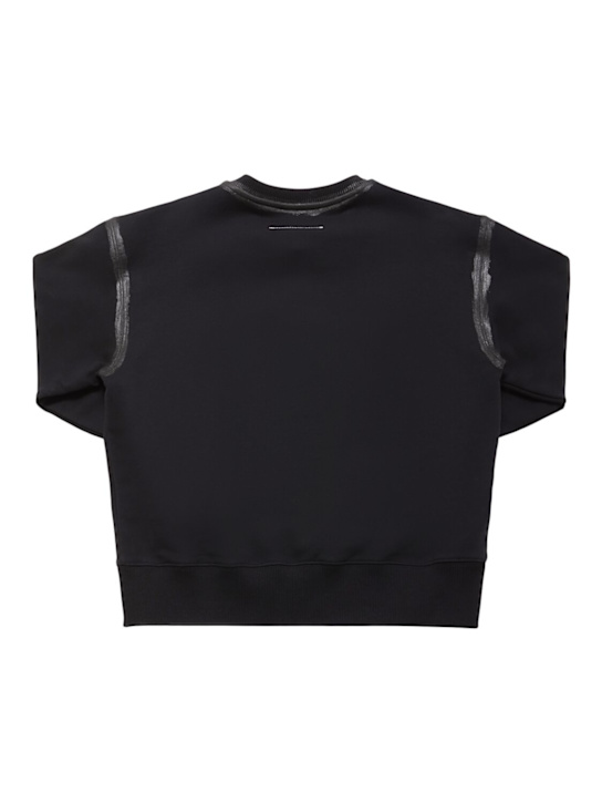 MM6 Maison Margiela: Sweatshirt aus Baumwolle