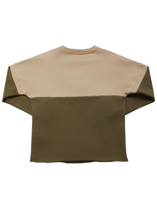MM6 Maison Margiela: Sudadera de algodón