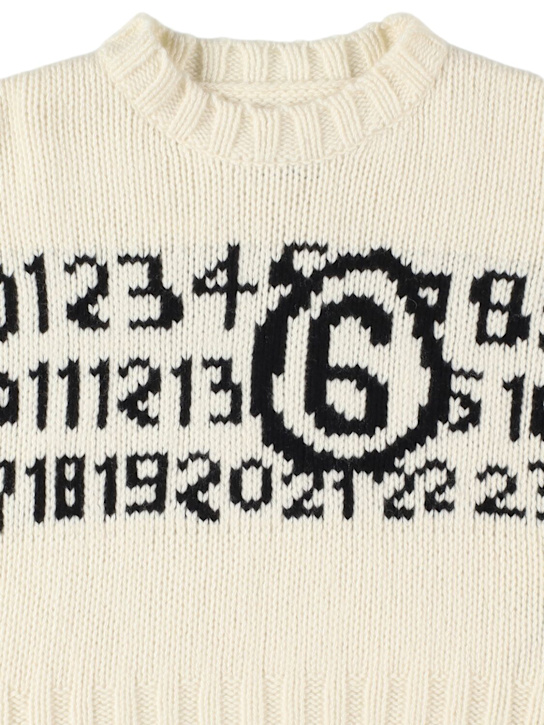MM6 Maison Margiela - Wool blend knit sweater