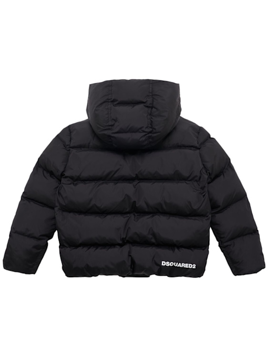Dsquared2: Hooded nylon puffer jacket