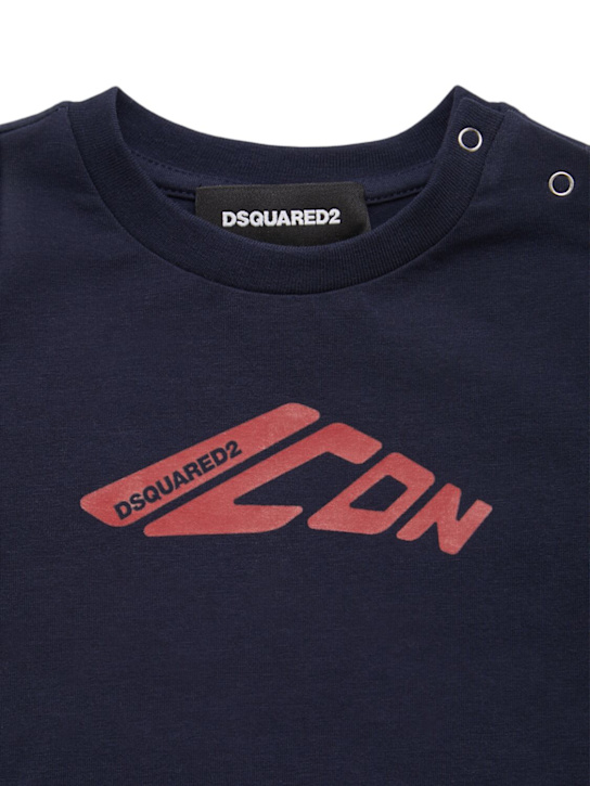 Dsquared2 - Felpa e pantaloni in misto cotone