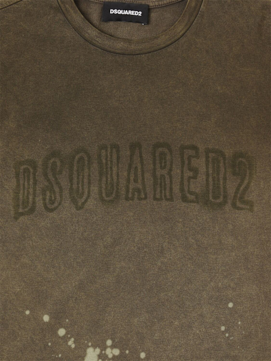 Dsquared2 - T-shirt en jersey de coton imprimé