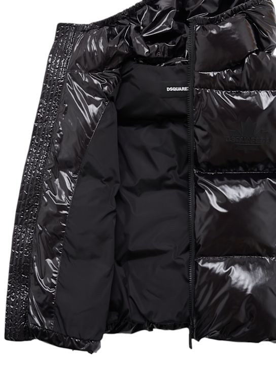 Dsquared2: Hooded nylon puffer vest