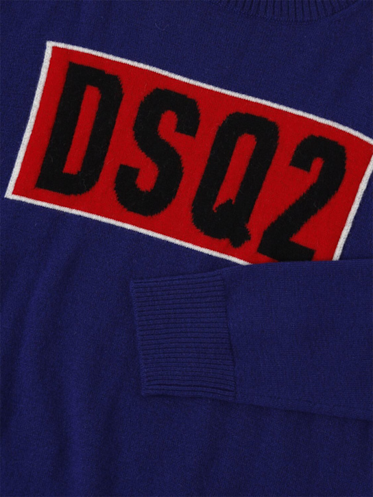 Dsquared2 - Suéter de punto de lana