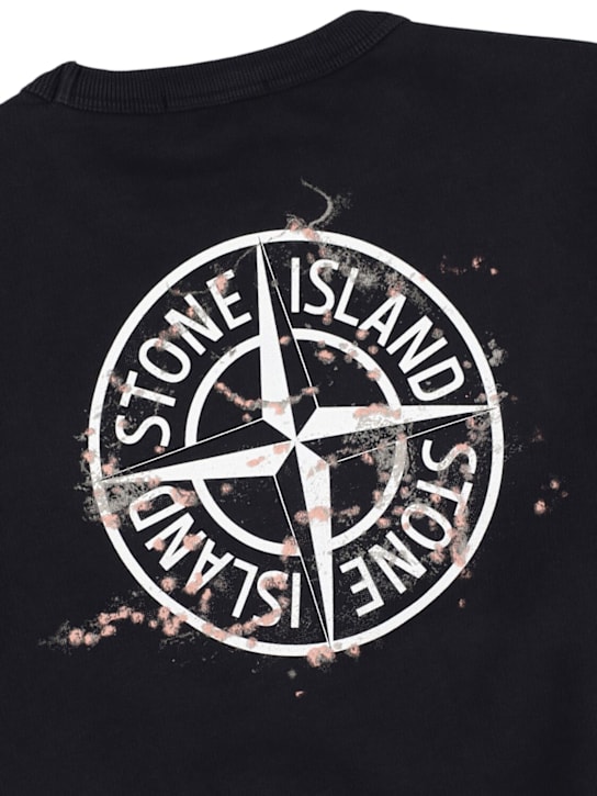 Stone Island Junior - Sweat-shirt en coton biologique