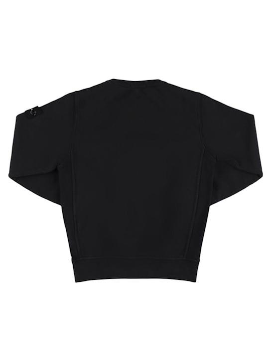 Stone Island Junior: Felpa in cotone organico