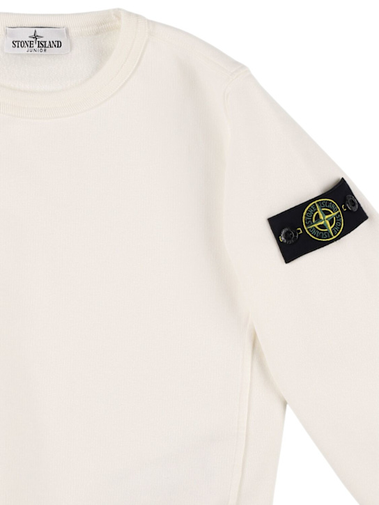 Stone Island Junior - Sweat-shirt en coton biologique