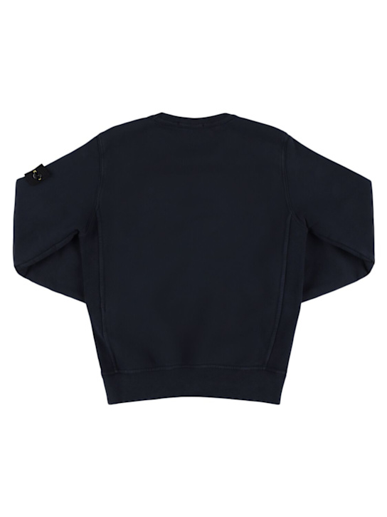 Stone Island Junior: Felpa in cotone organico