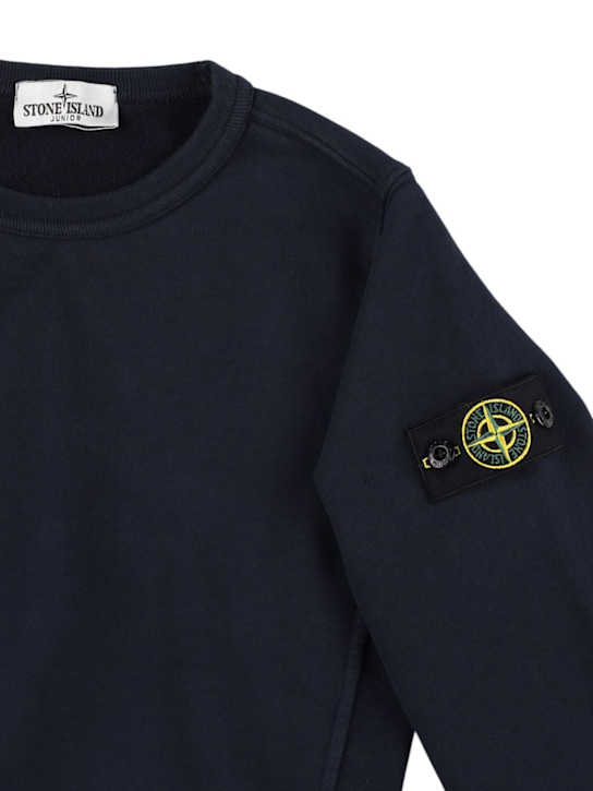 Stone Island Junior - Sweat-shirt en coton biologique