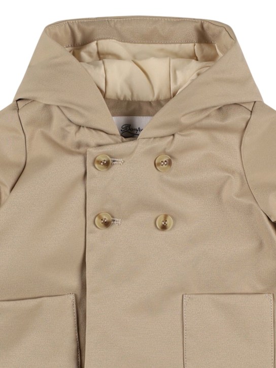 Bonpoint: Kapuzenjacke aus Baumwollmischgewebe