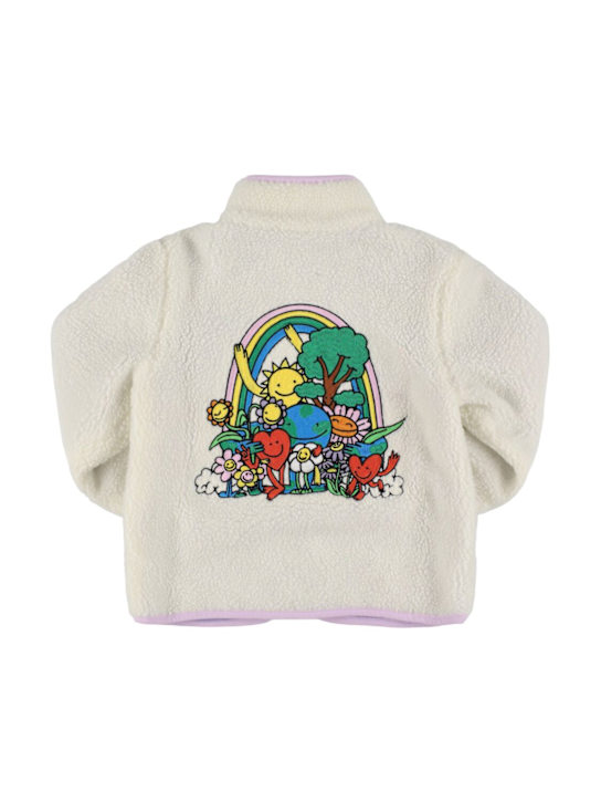 Stella McCartney Kids: Veste teddy en polyester