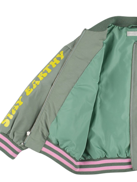 Stella McCartney Kids: Chaqueta bomber de algodón