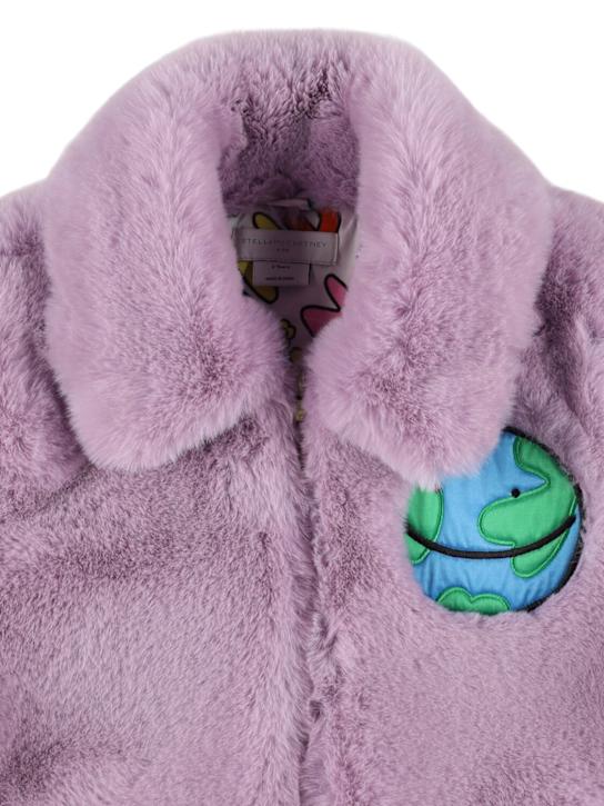 Stella McCartney Kids - Bomber en tissu pelucheux