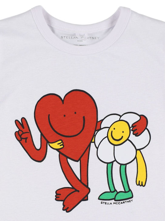 Stella McCartney Kids: Bedrucktes T-Shirt aus Baumwolljersey