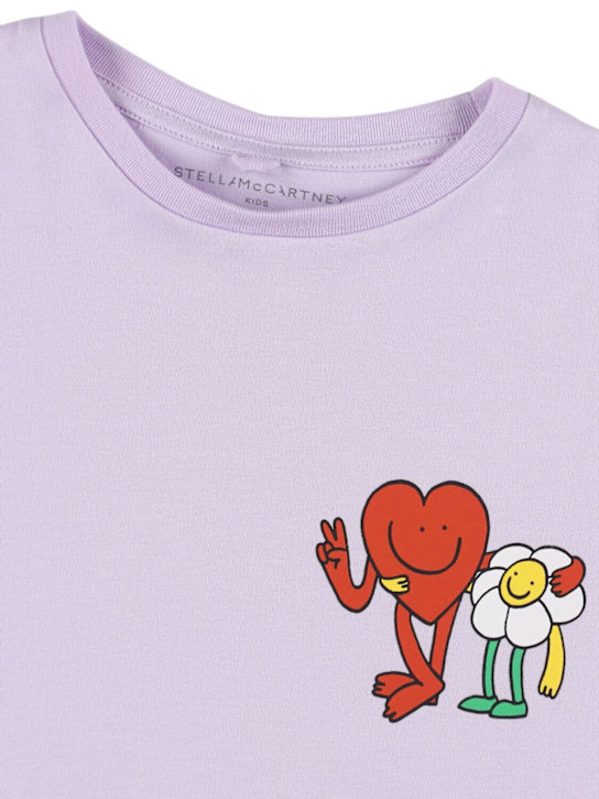 Stella McCartney Kids: Camiseta de jersey de algodón estampada