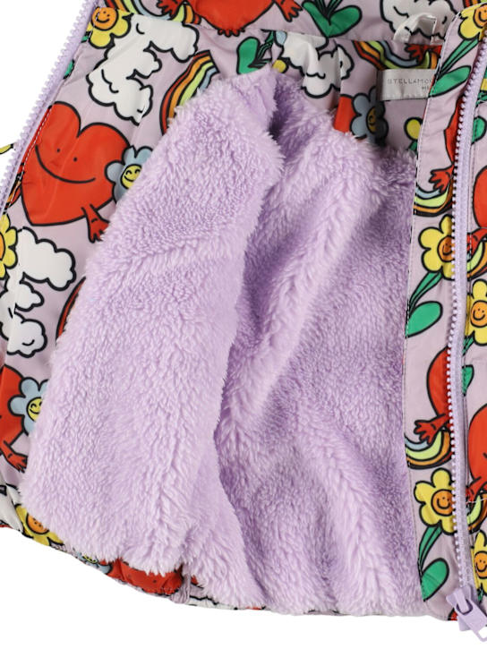 Stella McCartney Kids: Chaqueta acolchada de techno estampado