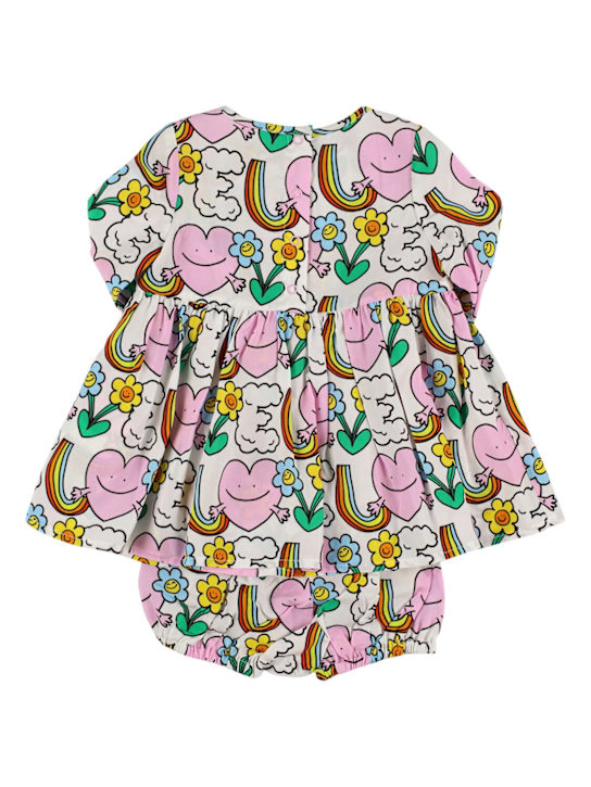 Stella McCartney Kids: Robe & protège-couche en viscose imprimée